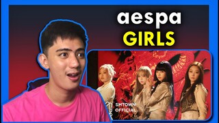 aespa 에스파 'Girls' MV REACTION | Bye Black Mamba? 🐍