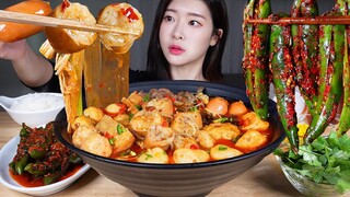 마라탕 폼 미쳤다 ❤️‍🔥 푸메의 대창마라탕 고추김치 먹방 ASMR MUKBANG | Spicy Daechang Malatang Hot Pot & Spicy Chili Kimchi