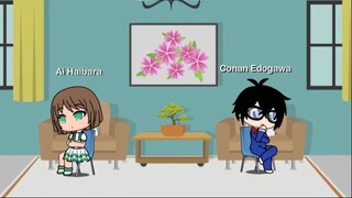 Detective Conan Ai Haibara x Conan Edogawa Chibi đáng yêu một tí