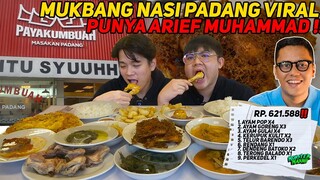 MONSTER MUKBANG IS BACK‼️ MUKBANG 9 MENU NASI PADANG VIRAL PUNYA ARIEF MUHAMMAD SM @Jonathan Liandi