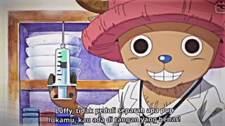 walaupun nakama yg lain ga ada,tanpa disadari nakama yg menemani Luffy saat sedih adalah jimbei☺️