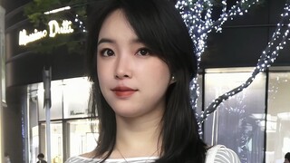 A girl who likes spicy food
