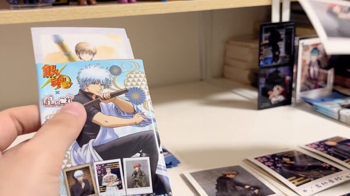 [ Gintama ] Opened a box and three packs of Gintama Polaroids