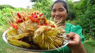 Yummy Cooking Steamed big Chicken with Bamboo recipe & My Cooking skill