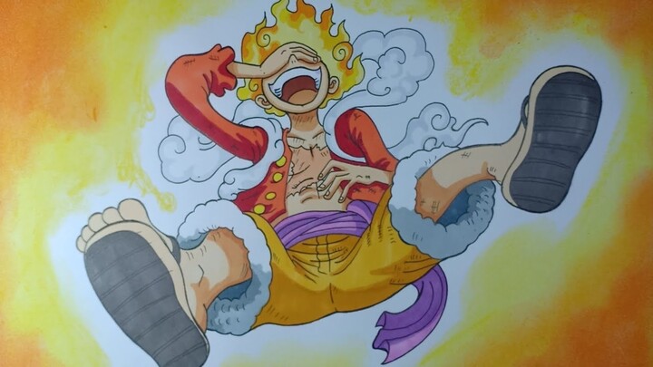 Vẽ Luffy wano haki vũ trang cấp cao  YouTube