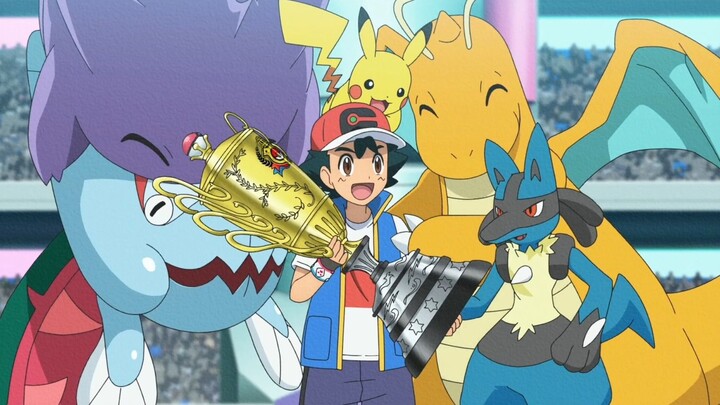 [Pokémon] Congratulations to Xiaozhi for defeating Dantey! Becoming the youngest champion in Pokémon