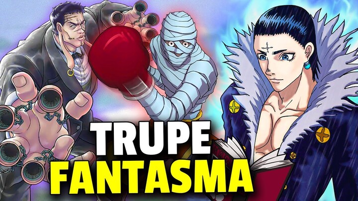 TODOS OS 16 MEMBROS DA TRUPE FANTASMA E SEUS PODERES EXPLICADOS! | Hunter X Hunter