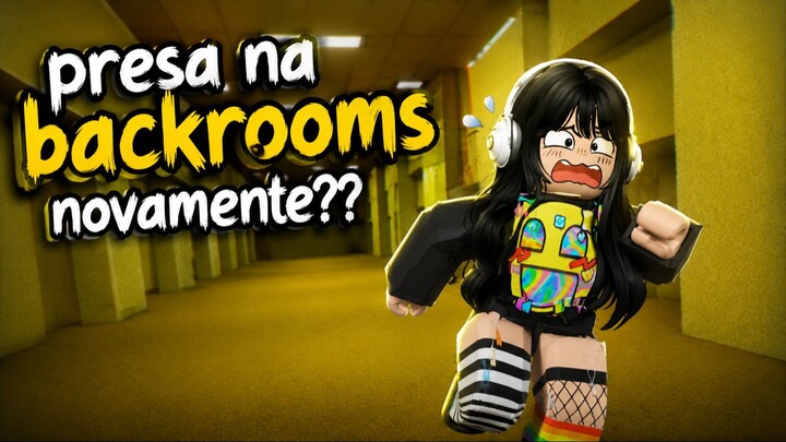Jogando Roblox backrooms