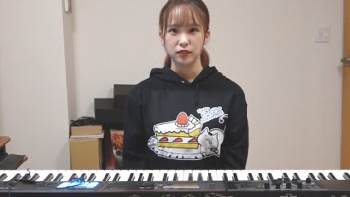 I woke up in the morning and found myself turned into a girl, so I decided to play the piano to calm