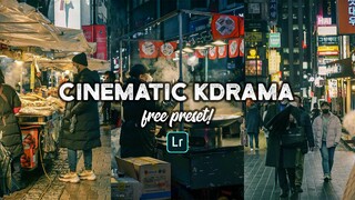 Turn your photos into CINEMATIC KDRAMA scenes like Itaewon Class! FREE Preset for Lightroom Mobile