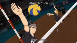 Serangan cepat si kembar - Haikyuu