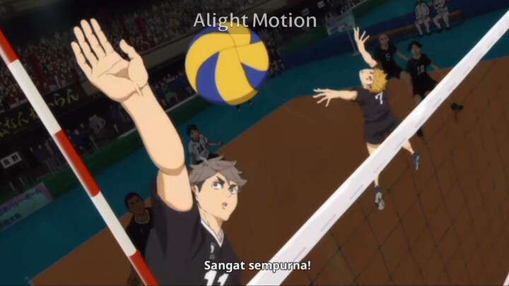 Serangan cepat si kembar - Haikyuu