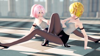 【MMD】สีชมพู VS สีเหลือง------เซนริตะ