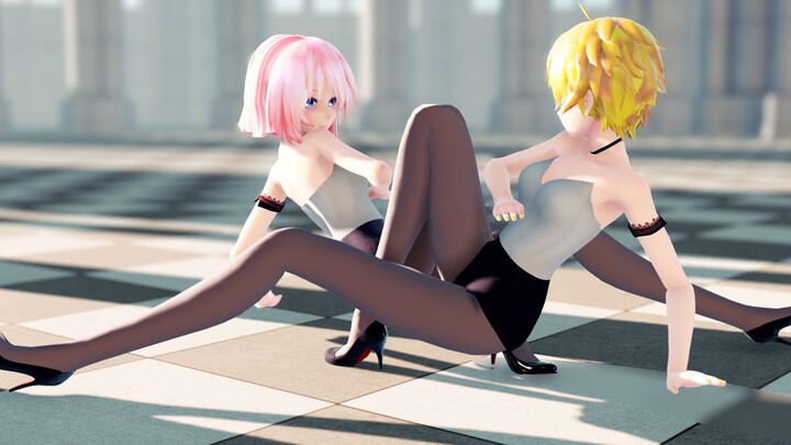 【MMD】Merah Muda VS Kuning------Senrita