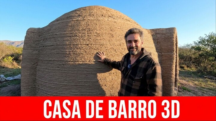 Es POSIBLE IMPRIMIR CASAS de BARRO en Horas en ESTE PUEBLITO de las SIERRAS DE CÓRDOBA
