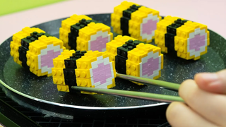 Lego Sushi Eggs - การทำอาหารแบบสต็อปโมชั่น & ASMR