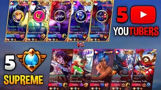 Yuzuke + Inuyasha + Astre + Choou + Chupsy Vs. 5 Supreme Players! | Who Will Win?! (Intense Match!🔥)