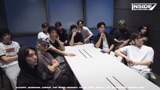 【سوكشو نصوص صينية】[INSIDE SEVENTEEN] جيونهان × وونو (SEVENTEEN) رد فعل على فيديو كليب "Last night"