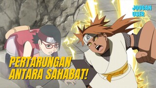 Pertarungan Antara Sahabat! Ujian Chunin: Sarada vs Chocho Part 1