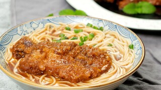 Sườn thịt to mềm mọng nước, mới bắt đầu 7 giây đã thấy đói rồi, lượng thịt tăng gấp đôi niềm vui cũn