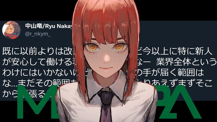 Good News From Studio MAPPA About Animator Working Conditions - Director of Chainsaw Man Speaks Out