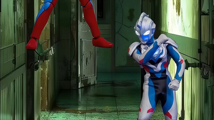 Zeta lost his energy and became petrified #Ultraman #Ultraman children's cartoon #student party