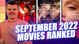 Best and Worst Movies of September 2022 RANKED (Tier List)