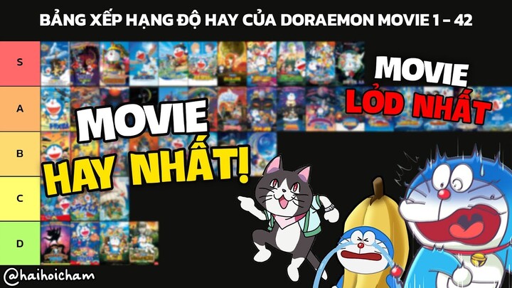 Bảng Xếp Hạng Độ Hay Của 42 Movie Doraemon | Doraemon Movie 1 - 42 | Hải Hỏi Chấm