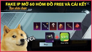 FAKE IP MỞ 60 HÒM ĐỒ CAO CẤP FREE | TÍCH GÓP TRONG 3 THÁNG VÀ CÁI KẾT || PUBG MOBILE