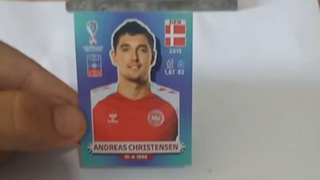 Figurinhas da copa catar Panini jogador Dinamarca Andreas christensen