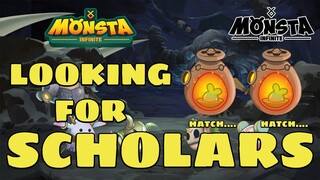 Monsta Infinite P2E - Looking for SCHOLARS (Raw Video)