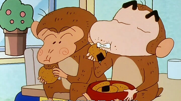 [Crayon Shin‑chan] Shin‑chan và chú khỉ là anh em sinh đôi đấy