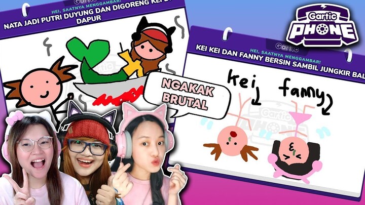 Fantakei Ngakak Brutal Karena Game Ini !! [Gartic Phone Indonesia]