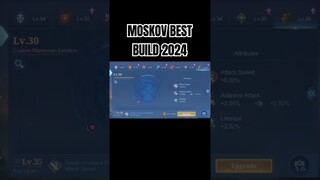 Moskov Best Build 2024 #shorts #mlbb