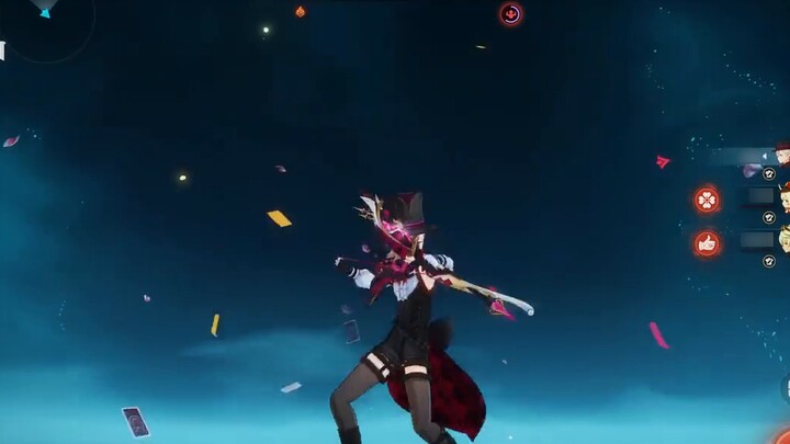 เทคนิคของเฟิงตัน จักรพรรดิลินนี่ ล้วนเป็นเช่นนี้ โดยมี 1 HP และไม่มีความเสียหาย นายพลโจวเบน สายฟ้าแล