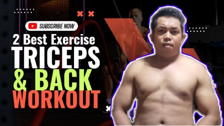 2 BEST EXERCISE FOR TRICEPS AND BACK WORKOUT AT HOME USING DIY BARBELL https://youtube.com/channel/U
