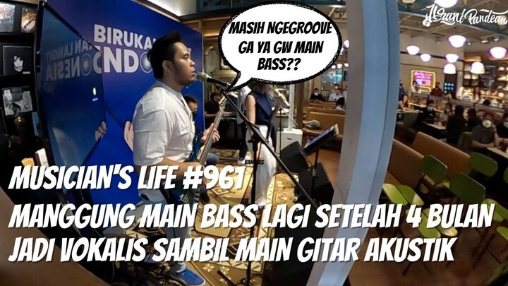 MUSICIAN'S LIFE #961 | NGE-SESSION MAIN BASS LAGI‼️SETELAH 4 BULAN LEBIH GA MAIN BASS‼️ BISA GA YA⁉️