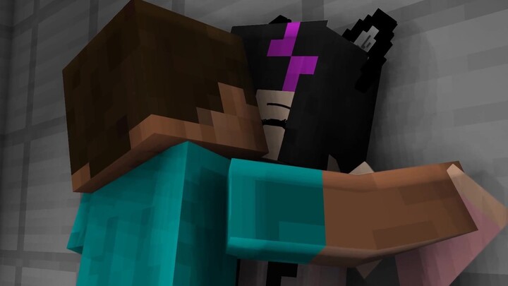 [Minecraft animation] Herobrine brothers kiss me