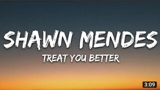 Shawn Mendes - Treat You Better (lyrics)