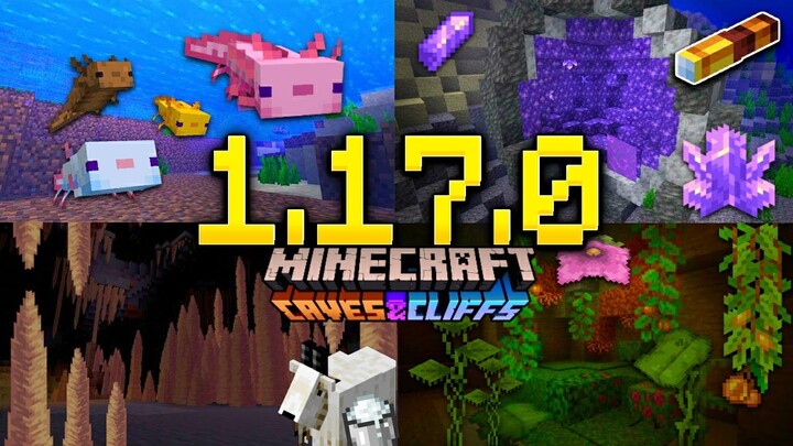 อัพเดท Minecraft 1.17.0 ตัวเต็ม!!! - GamePlay | ตัวเต็มมาสักที!! สิ้นสุด Caves & Cliffs!!