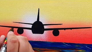 KING ART N  322   TOWARDS  THE  HORIZON  EASY PAINTING STEP BY STEP