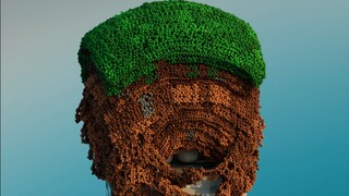 Loose grass blocks