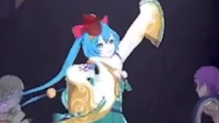 [pjsk] The god goes with the flow Miku straight shot has been used for mirror dance practice