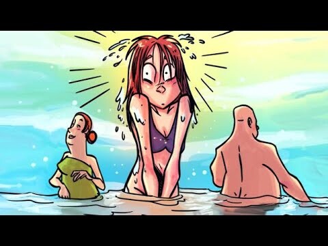 Bikiniku Lepas di Pantai