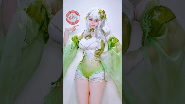 Nahida So Cute  Genshin Impact Cosplay #shorts
