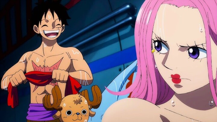 REAKSI LUFFY KETIKA DI KASIH LIAT BOBA BONNEY DENGAN CARANYA YANG BRUTAL!!?😱🥰