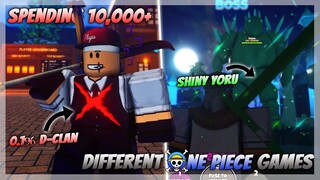 I Spent $10,000+ Robux On Different One Piece Games on Roblox #4