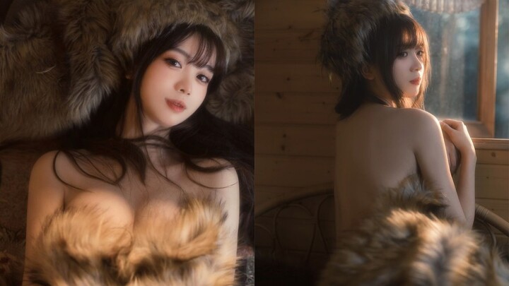 「夏木的摄影日记」 vol.42 冬日烈火！小木屋私房写真人像实拍