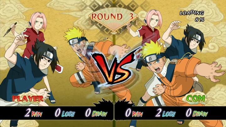 Sasuke Vs Naruto|Game Naruto Ultimate Ninja strom