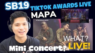 SB19 TIKTOK AWARDS 2021 MAPA , WHAT ? | LIVE PERFORMANCE | REACTION